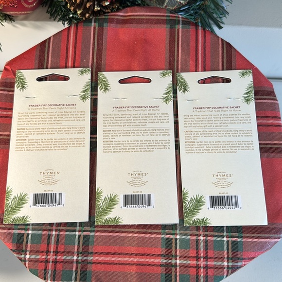 Thymes Decorative Sachet - Frasier Fir - Picture 2 of 5